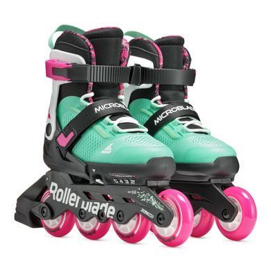 Дитячі ролики Rollerblade Microblade XT Black/Sea Green розмір 33-36.5 (sk180)