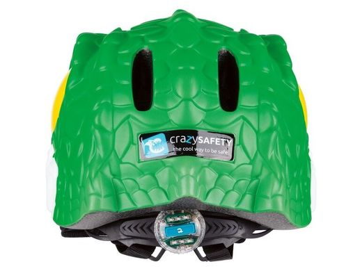 Дитячий шлем Crazy Safety Крокодил (zc613)