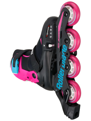 Дитячі ролики Rollerblade Microblade Free Black/Pink розмір 36.5-40.5 (sk670)