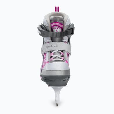 Дитячі ковзани Bladerunner Micro Ice G White/Pink розмір 32-37 (sk886)