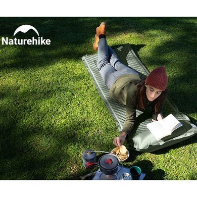 Матрас туристический надувной Naturehike CNK2450WS020 темно-зеленый (ks226)