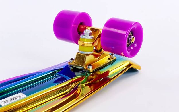 Пенни борд Zippy Board Gold-Violet 22" - Золото-Фиолет 54см (ZS1)