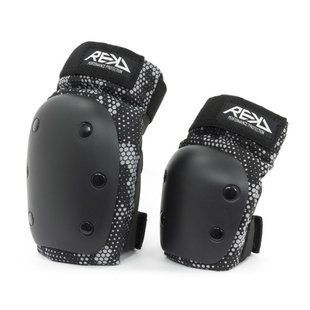 Комплект защиты REKD Heavy Duty Double Jr - Black-Grey р.S (zh8011)