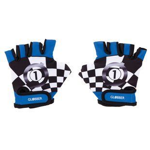 Детские перчатки на самокат Globber XS 2+ Navy Blue Racing (smj240)