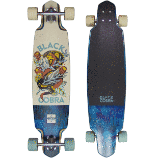 Лонгборд Dusters Cobra Teal/Off White 38'' дюймов (zh538)