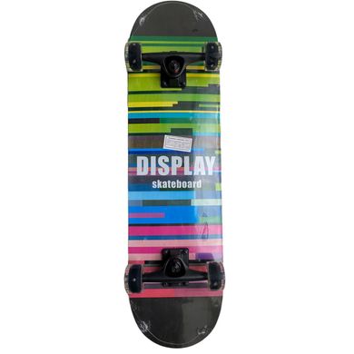 Скейт деревянный со светящимися колесами - Display (sk624)