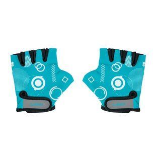 Детские перчатки на самокат Globber XS 2+ Teal - Shapes (smj241)