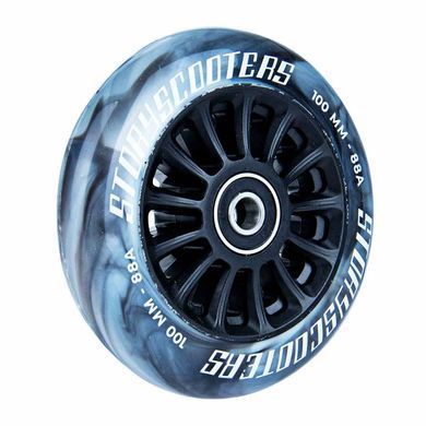 Колесо для трюкового самоката Story Black/White 100 мм - 2 ШТ (sk182)