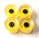 Набор колес LED для Пенни Борда - Светятся - Желтые
