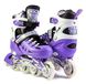 Раздвижные роликовые коньки Scale Sport - Фиолетовые 35-38 р. (rls17-2)