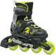 Дитячі ролики Rollerblade Microblade SL Black Lime 33-36.5 (sk283)