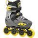 Дитячі ролики RollerBlade Apex charcoal-yellow розмір 33-36 (smj811)