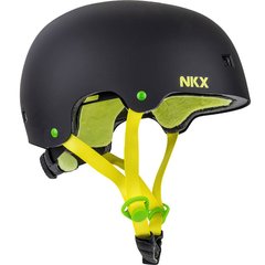 Шлем NKX Brain Saver Black/Rasta р. S 50-53,5 (nkx195)