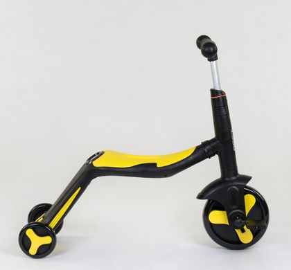 Самокат велобег велосипед 3в1 Best Scooter - Желтый (ckm416)