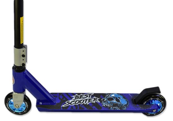 Трюковой экстрим самокат Scooter STUNT STEP - Темно-Синий (ts116)